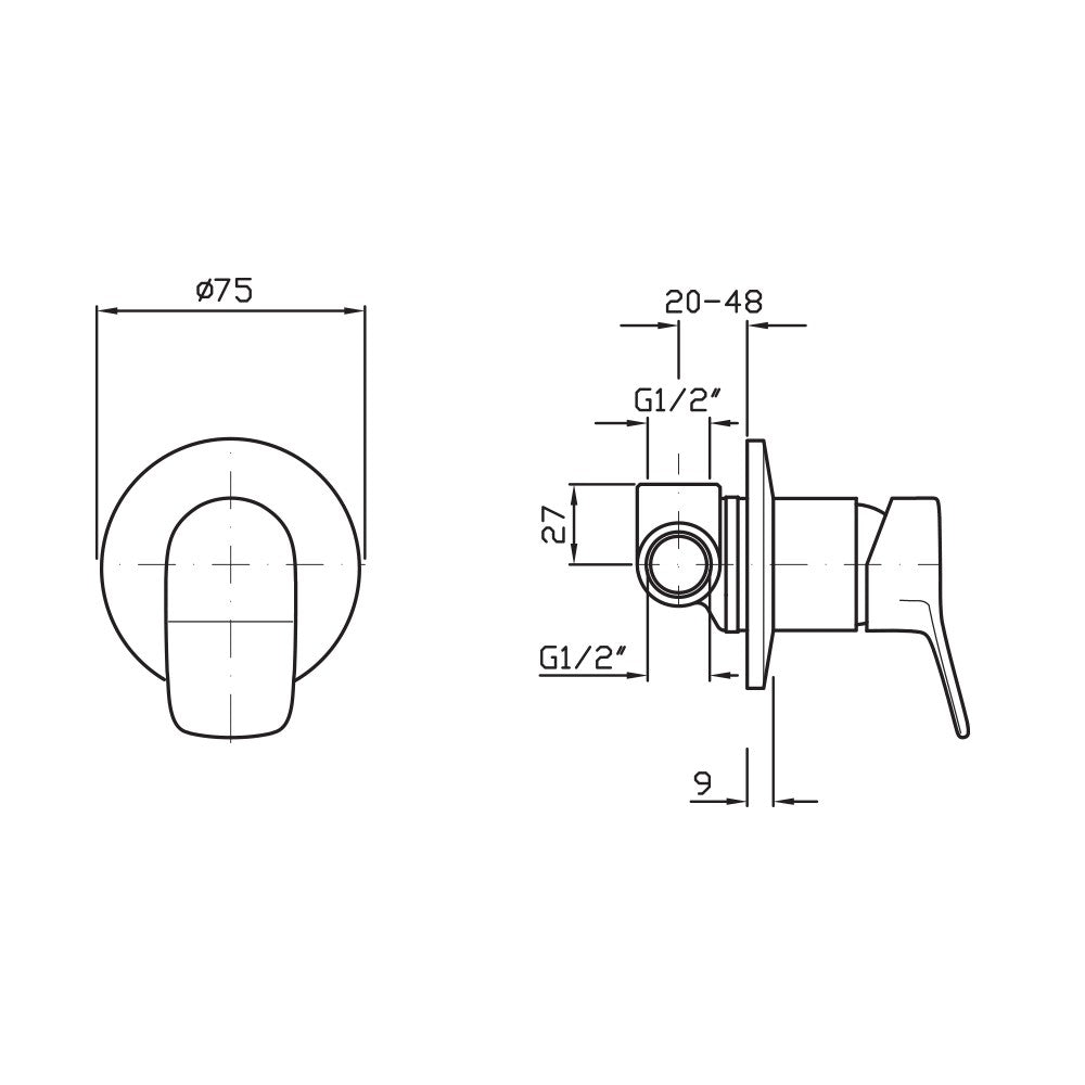 Zucchetti Brim Shower Mixer – Tuck Plumbing Fixtures